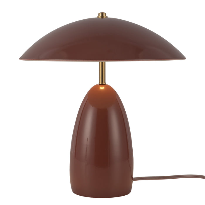 Poppy LED Table Lamp Burgundy-Lamps-Alora-Lighting Design Store