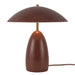 Poppy LED Table Lamp Burgundy-Lamps-Alora-Lighting Design Store