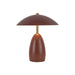 Poppy LED Table Lamp Burgundy-Lamps-Alora-Lighting Design Store
