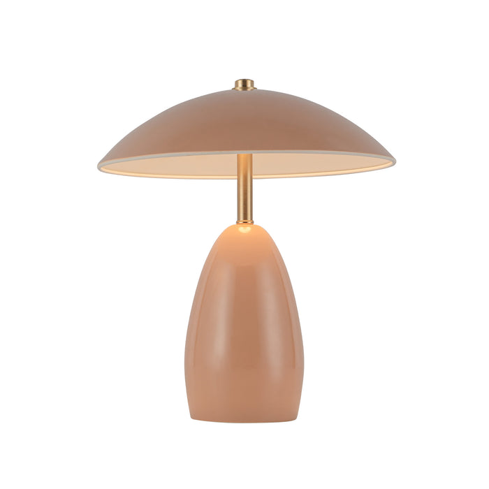 Poppy LED Table Lamp Peach-Lamps-Alora-Lighting Design Store