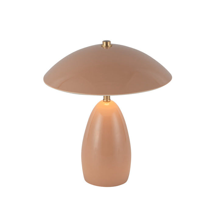 Poppy LED Table Lamp Peach-Lamps-Alora-Lighting Design Store