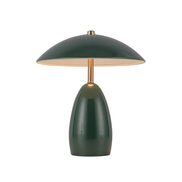 Poppy LED Table Lamp Pine Green-Lamps-Alora-Lighting Design Store
