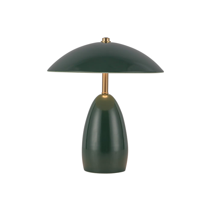 Poppy LED Table Lamp Pine Green-Lamps-Alora-Lighting Design Store
