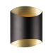 Preston LED Wall Sconce Black-Sconces-Kuzco Lighting-Lighting Design Store