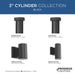Cylinders LED Wall Lantern-Exterior-Progress Lighting-Lighting Design Store