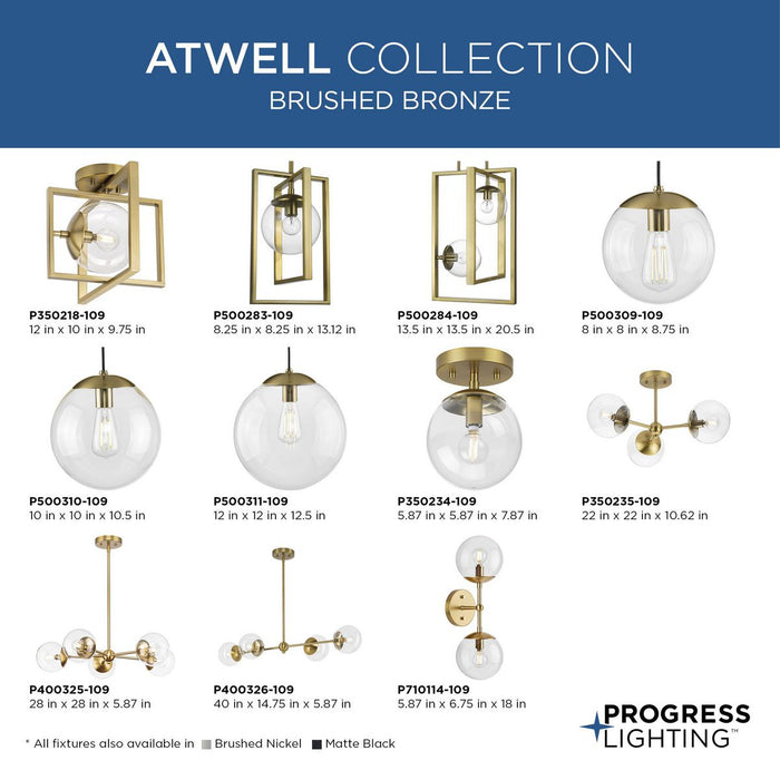 Atwell Chandelier-Mid. Chandeliers-Progress Lighting-Lighting Design Store