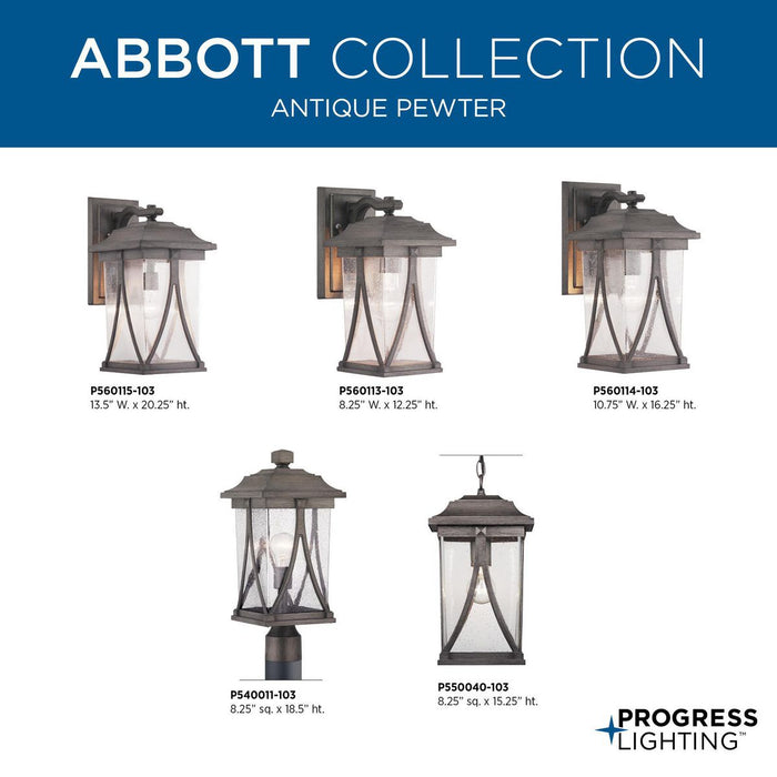 Abbott Wall Lantern-Exterior-Progress Lighting-Lighting Design Store