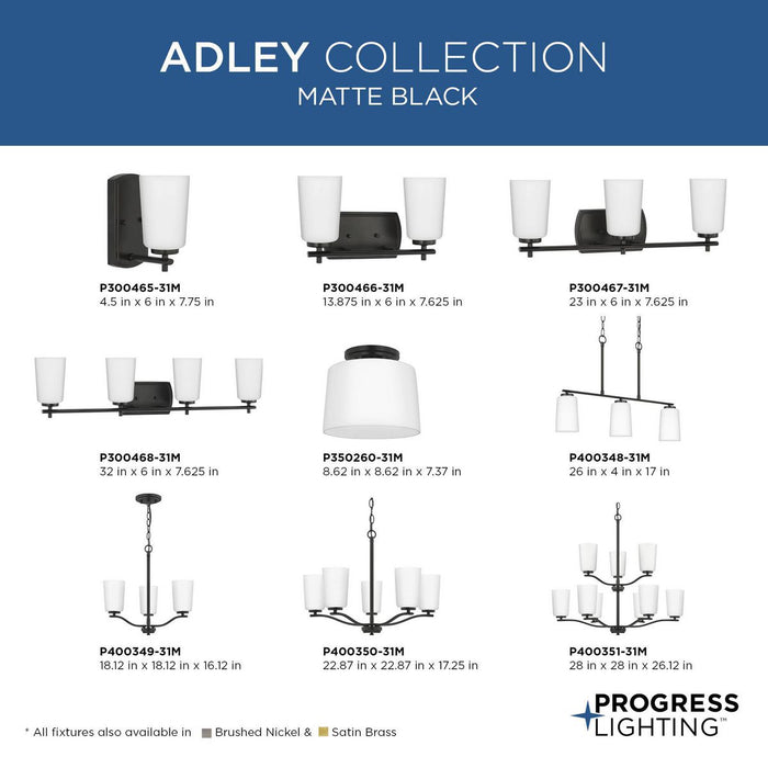 Adley Flush Mount-Flush Mounts-Progress Lighting-Lighting Design Store