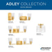 Adley Bath Light & Vanity Light-Bathroom Fixtures-Progress Lighting-Lighting Design Store