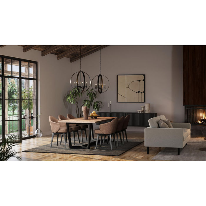 Allegheny Six Light Chandelier-Mid. Chandeliers-Progress Lighting-Lighting Design Store