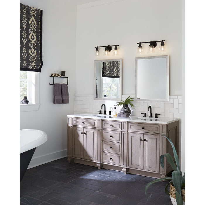 Ambrose Bath Vanity Light-Bathroom Fixtures-Progress Lighting-Lighting Design Store