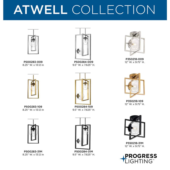 Atwell Semi-Flush Mount-Semi-Flush Mts.-Progress Lighting-Lighting Design Store