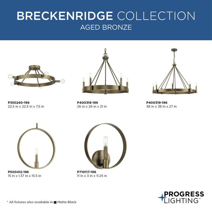 Breckenridge Chandelier-Mid. Chandeliers-Progress Lighting-Lighting Design Store