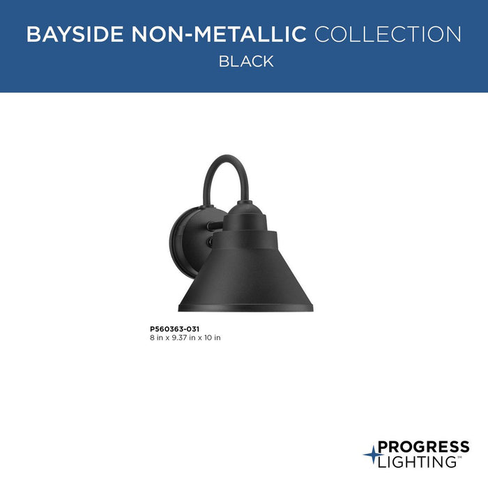 Bayside Non-Metallic One Light Outdoor Wall Lantern-Exterior-Progress Lighting-Lighting Design Store