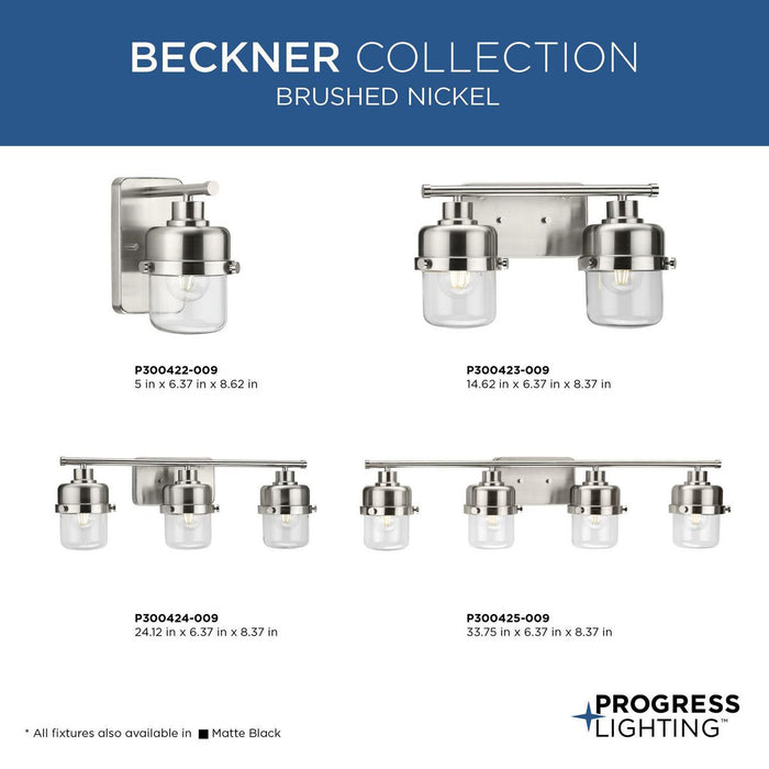Beckner Bath Bar-Sconces-Progress Lighting-Lighting Design Store