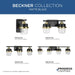 Beckner Bath Bar-Sconces-Progress Lighting-Lighting Design Store
