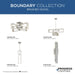 Boundary Four Light Chandelier-Linear/Island-Progress Lighting-Lighting Design Store