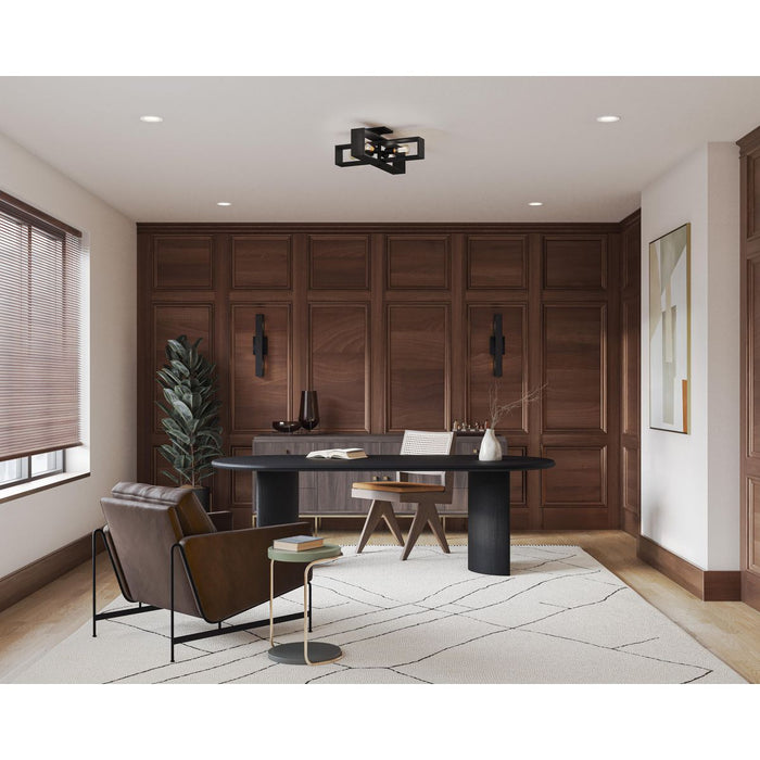 Boundary Four Light Flush Mount-Semi-Flush Mts.-Progress Lighting-Lighting Design Store