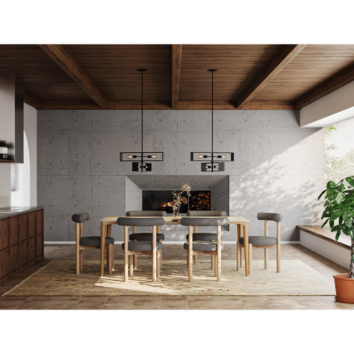 Boundary Four Light Chandelier-Linear/Island-Progress Lighting-Lighting Design Store