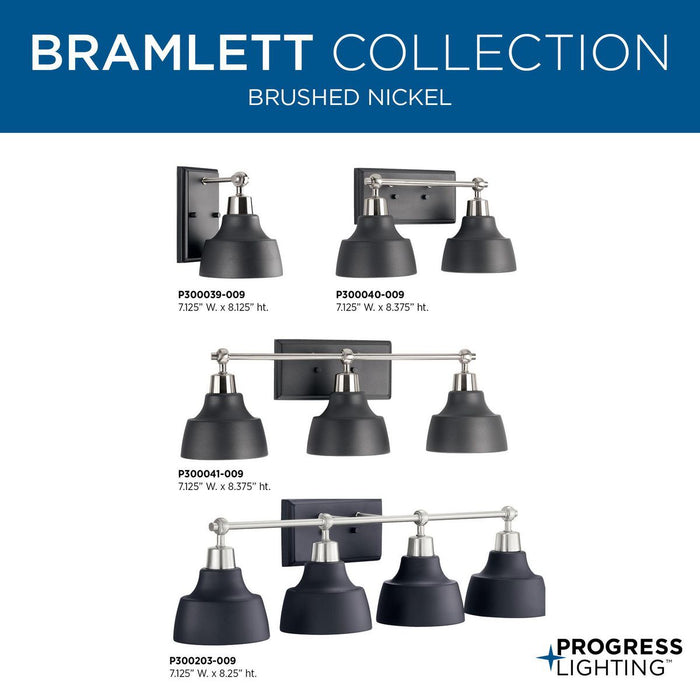 Bramlett Bath Light-Bathroom Fixtures-Progress Lighting-Lighting Design Store