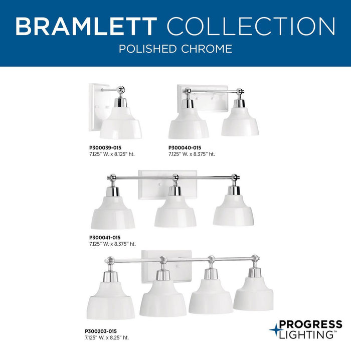 Bramlett Bath Light-Bathroom Fixtures-Progress Lighting-Lighting Design Store