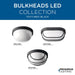 Bulkheads LED Flush Mount-Exterior-Progress Lighting-Lighting Design Store