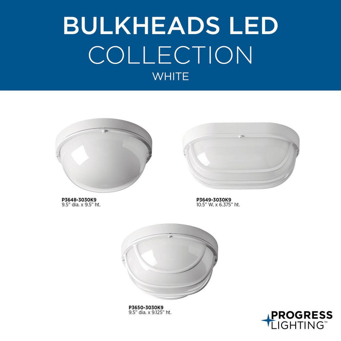 Bulkheads LED Flush Mount-Exterior-Progress Lighting-Lighting Design Store