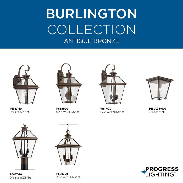 Burlington Wall Lantern-Exterior-Progress Lighting-Lighting Design Store