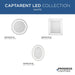 Captarent LED Mirror-Mirrors/Pictures-Progress Lighting-Lighting Design Store