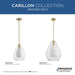 Carillon One Light Pendant-Pendants-Progress Lighting-Lighting Design Store