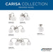 Carisa Bath Light-Bathroom Fixtures-Progress Lighting-Lighting Design Store