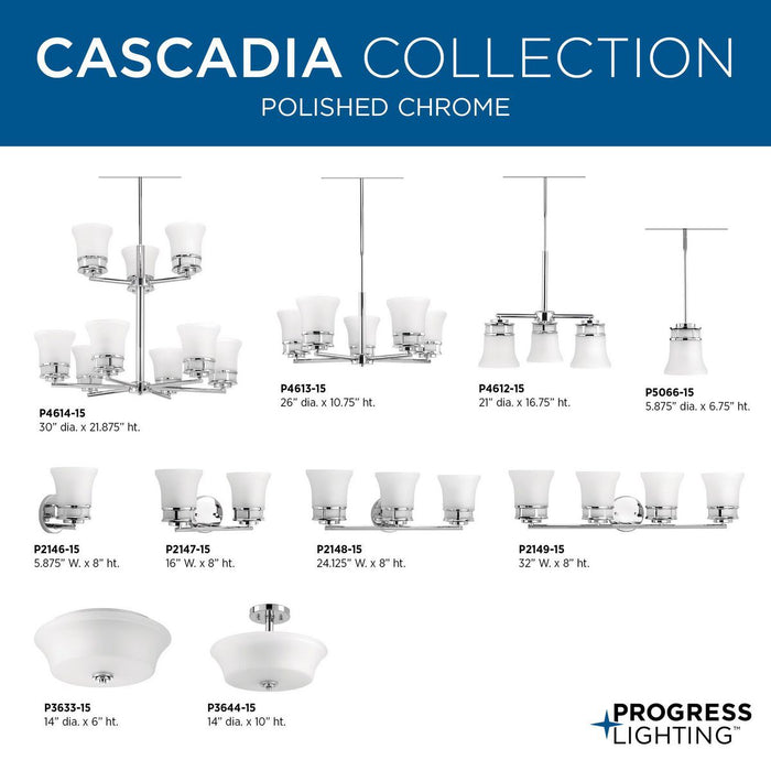 Cascadia Flush Mount-Flush Mounts-Progress Lighting-Lighting Design Store