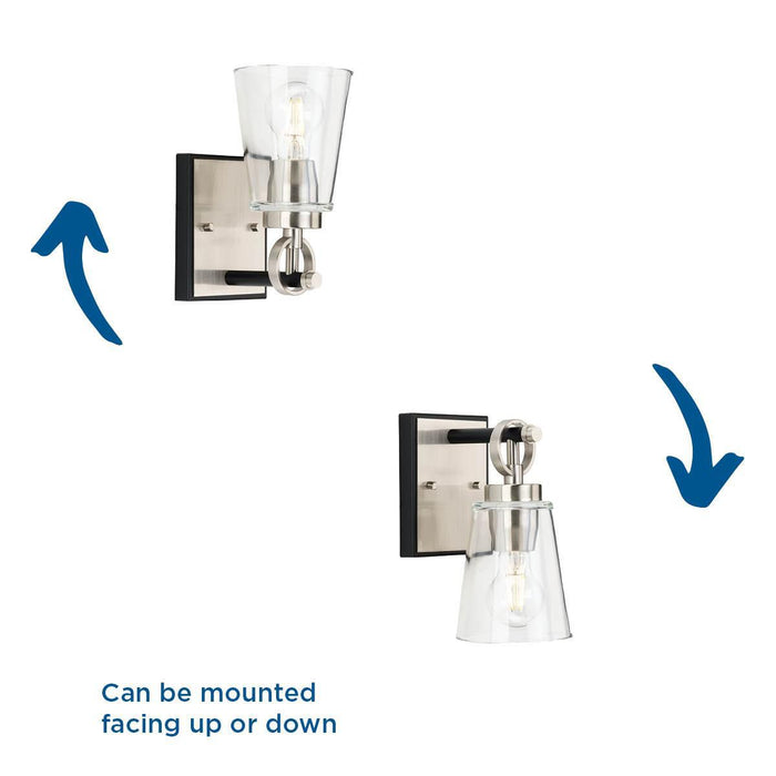 Cassell One Light Bath & Vanity Light-Sconces-Progress Lighting-Lighting Design Store