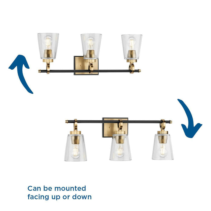 Cassell Three Light Bath & Vanity-Bathroom Fixtures-Progress Lighting-Lighting Design Store