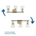 Cassell Three Light Bath & Vanity-Bathroom Fixtures-Progress Lighting-Lighting Design Store