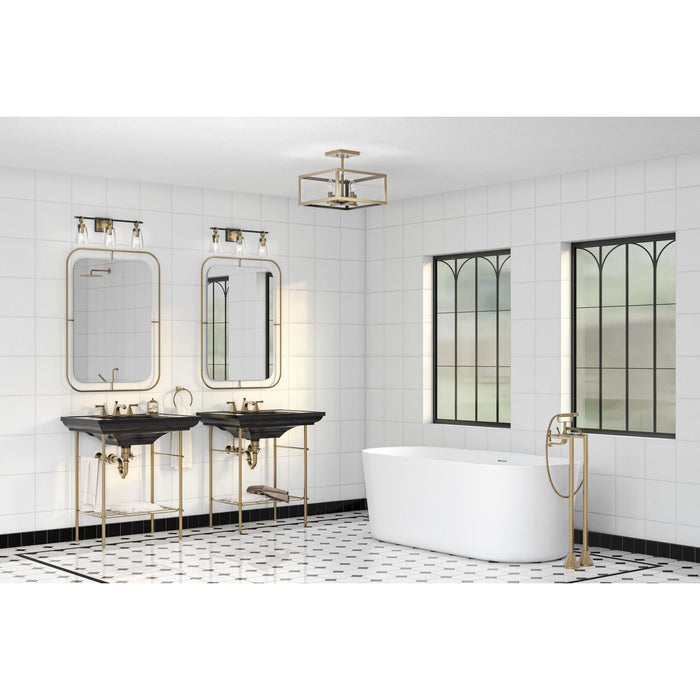 Cassell Three Light Bath & Vanity-Bathroom Fixtures-Progress Lighting-Lighting Design Store