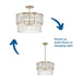 Chevall Three Light Pendant-Semi-Flush Mts.-Progress Lighting-Lighting Design Store