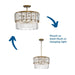 Chevall Three Light Pendant-Semi-Flush Mts.-Progress Lighting-Lighting Design Store