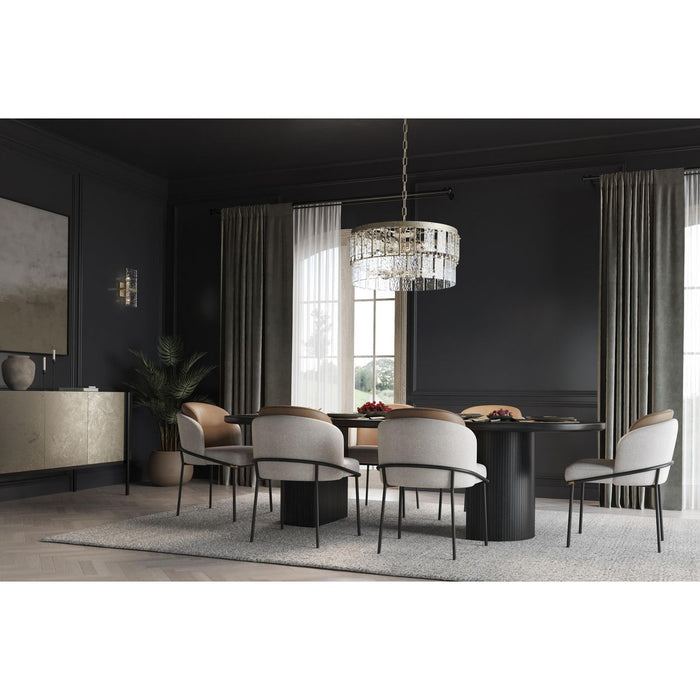 Chevall Six Light Chandelier-Mid. Chandeliers-Progress Lighting-Lighting Design Store