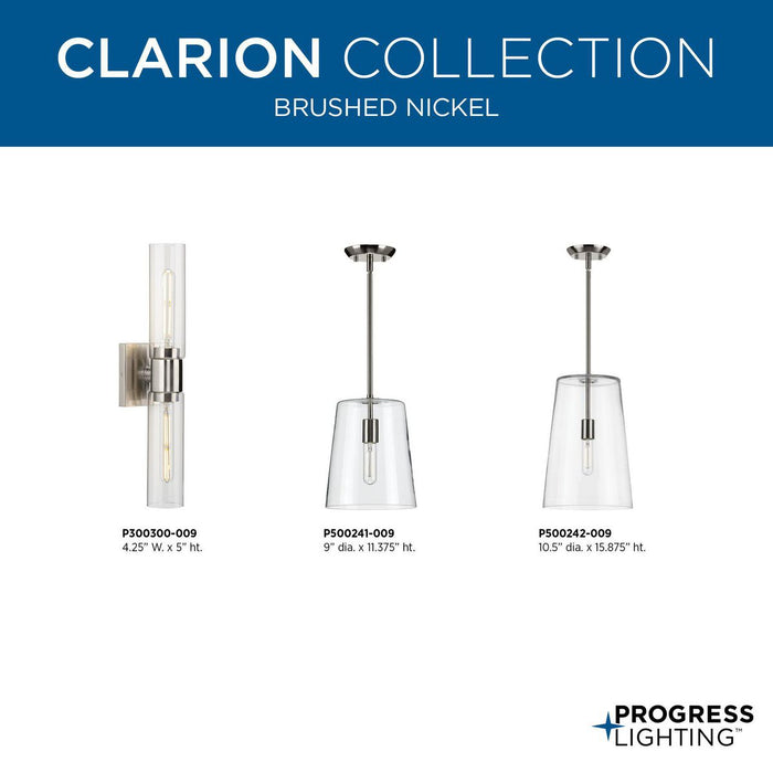 Clarion Bath Bracket-Bathroom Fixtures-Progress Lighting-Lighting Design Store