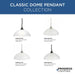 Classic Dome Pendant Pendant-Pendants-Progress Lighting-Lighting Design Store