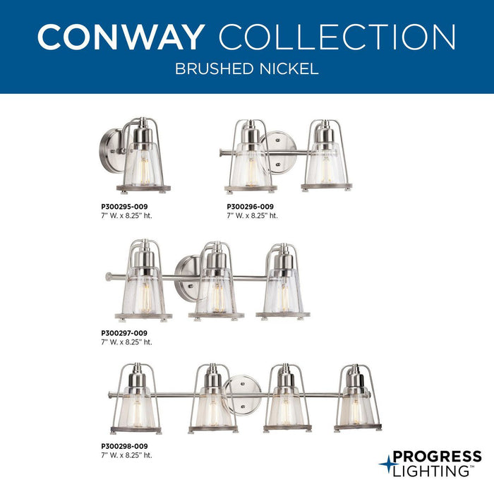 Conway Bath Bracket-Bathroom Fixtures-Progress Lighting-Lighting Design Store