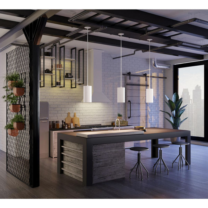 One Light Cord Mount Cylinder-Mini Pendants-Progress Lighting-Lighting Design Store