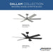 Dallam 60" Ceiling Fan-Fans-Progress Lighting-Lighting Design Store