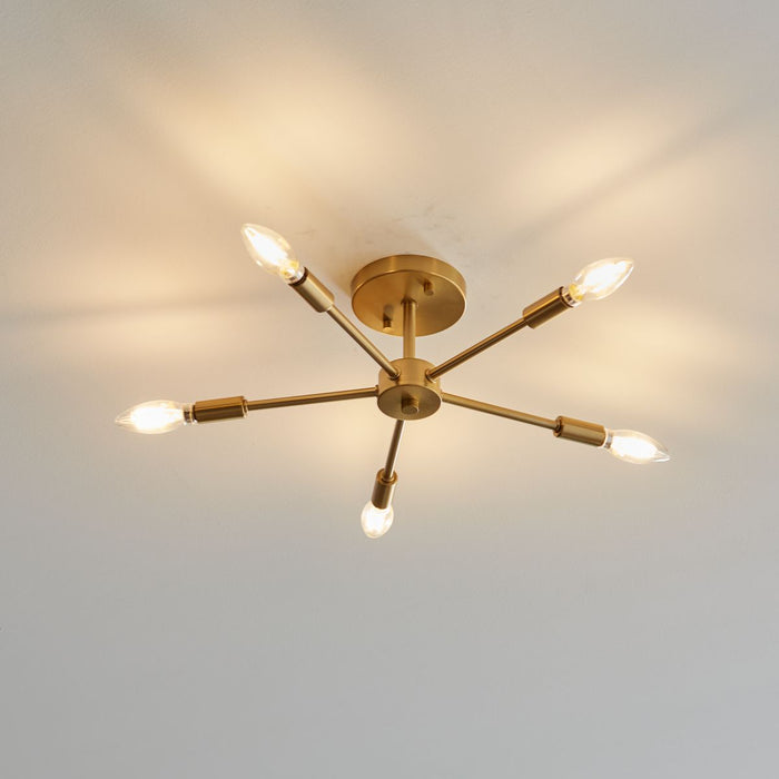 Delayne Semi-Flush Mount-Semi-Flush Mts.-Progress Lighting-Lighting Design Store