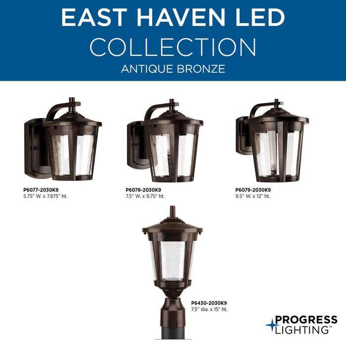 East Haven LED Wall Lantern-Exterior-Progress Lighting-Lighting Design Store