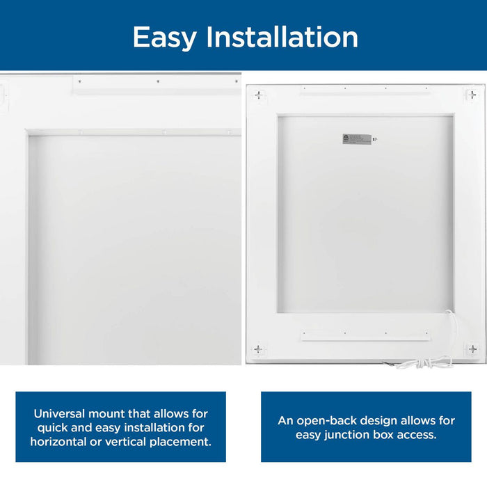 Captarent LED LED Mirror-Mirrors/Pictures-Progress Lighting-Lighting Design Store