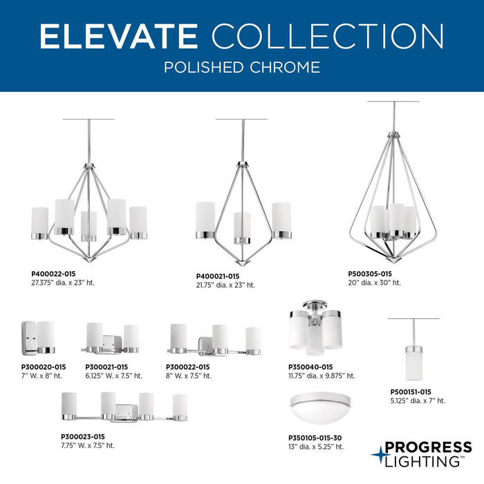Elevate LED Flush Mount-Flush Mounts-Progress Lighting-Lighting Design Store