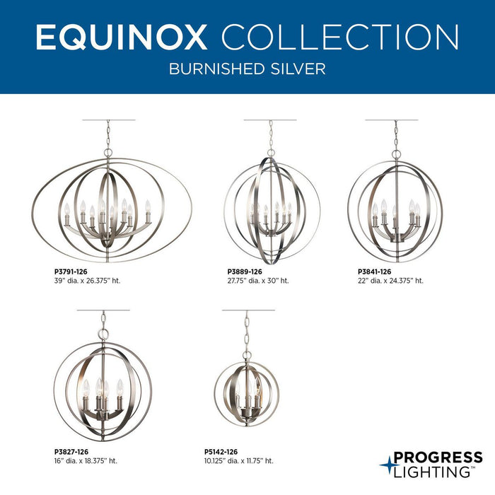 Equinox Foyer Pendant-Mini Chandeliers-Progress Lighting-Lighting Design Store