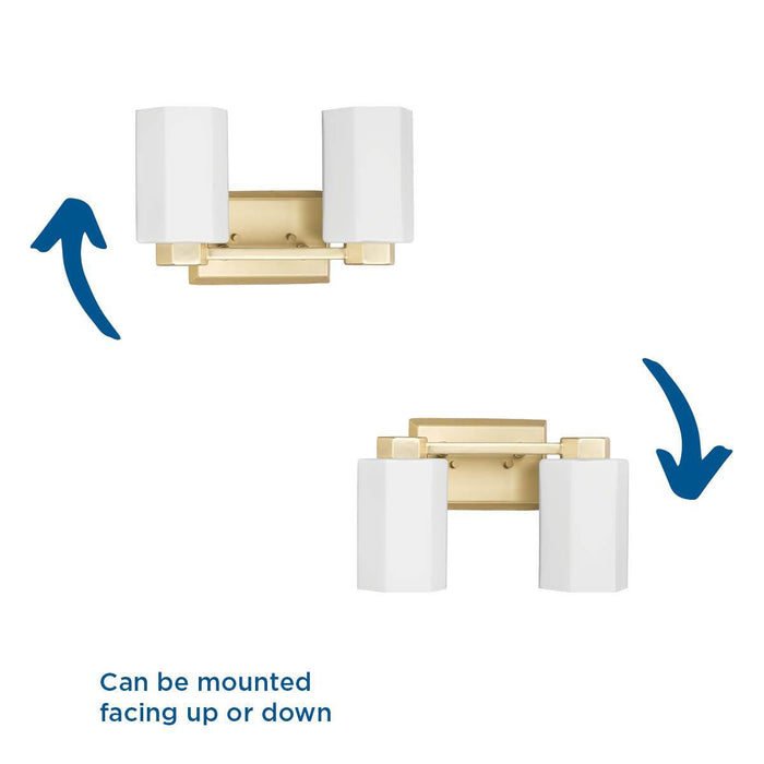 Estrada Two Light Bath & Vanity-Bathroom Fixtures-Progress Lighting-Lighting Design Store